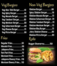 Yummie Burgers menu 1