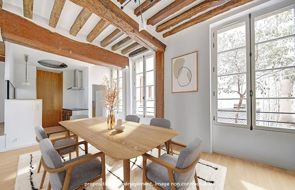 Vente appartement 4 pièces 76.37 m² à Paris 4ème (75004), 1 320 000 €