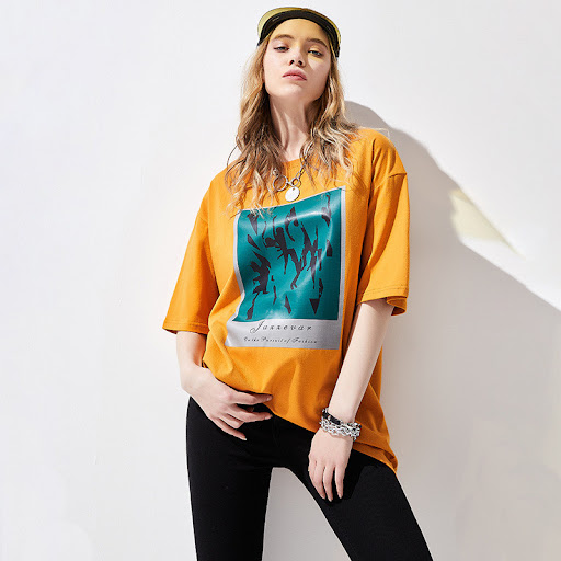 Title 4, Comfortable Cotton T-Shirt Simple Short Sleeve ...