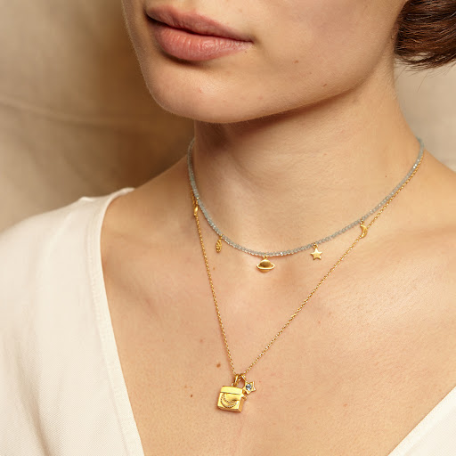 Title 6, Moon XINGX Album Photo Frame Necklace Vintage, ...