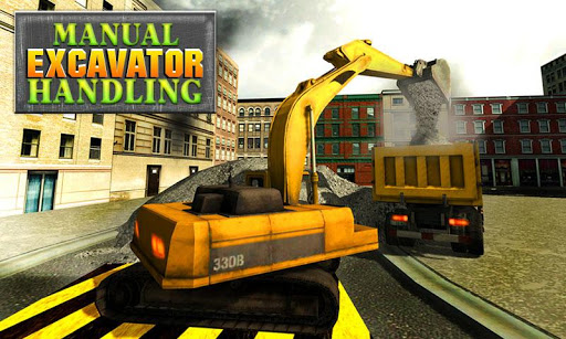 Concrete Excavator Tractor 3D