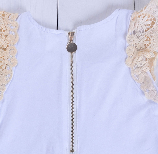 Title 8, New Girls Sleeveless Lace Zipper Romper, Desig...