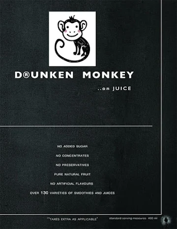 Drunken Monkey menu 