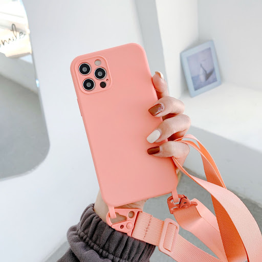 Title 8, Liquid Silicone Messenger Lanyard Phone Case Sh...
