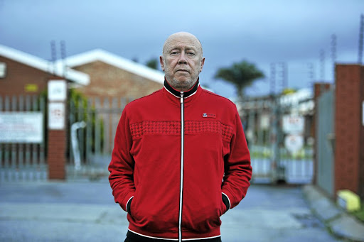 Mark Minnie, co-author of 'The Lost Boys of Bird Island', a few days before his death on August 10 in Port Elizabeth.