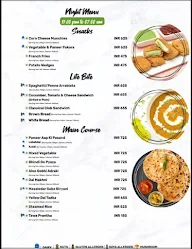 The Country lounge menu 2