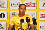 Bafana Bafana attacker Mihlali Mayambela.