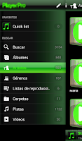 SKIN PLAYERPRO V3 AERO GREEN Screenshot