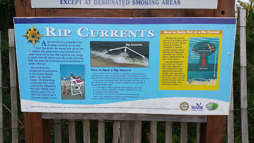 Rip Current Info Board 