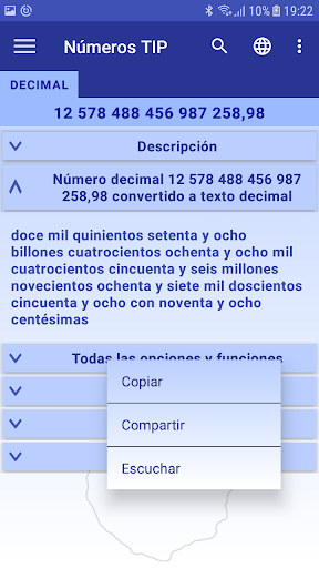 Numbers TIP. Numbers to letters.