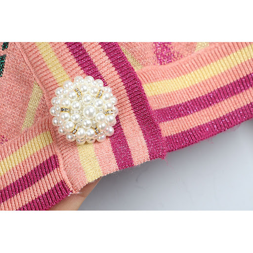 Title 3, Lantern Sleeve V-neck Cardigan Vintage Diamond ...