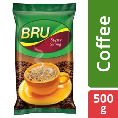 Bru Super Strong Instant Coffee Pouch 500 Gm