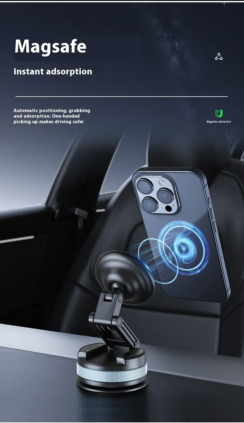 Title 15, Sklopivi Stočić za Auto sa Magnetnim Držačem za...