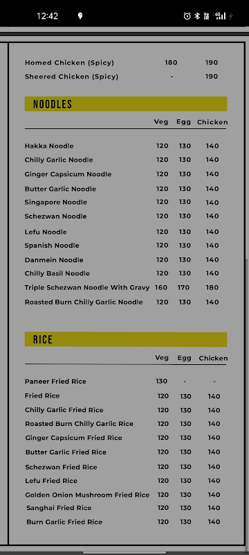 Momos Bites menu 