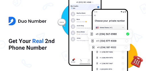 Duo Number - 2nd Phone Line