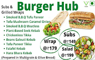 Burger Hub menu 1