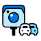 the safe distance camera icon