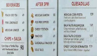 California Burrito menu 2