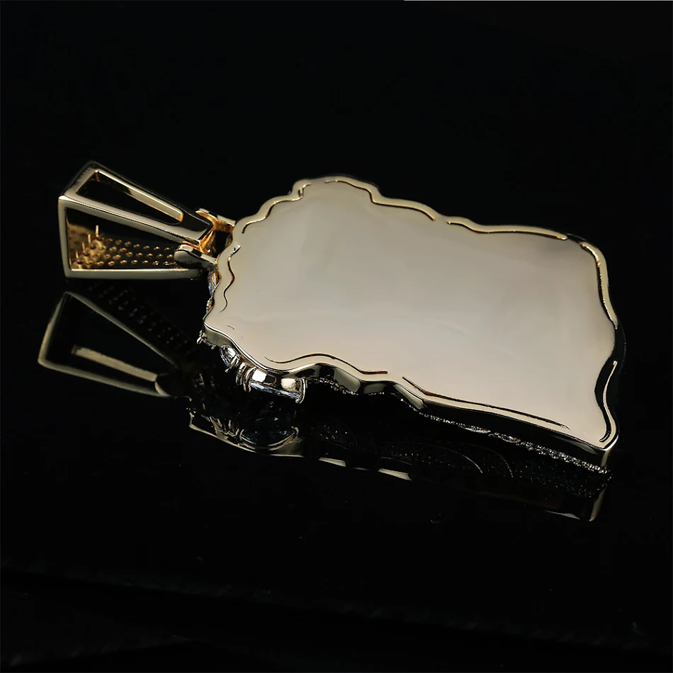 Jesus full zircon pendant