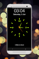 Glowing Clock Live Locker Screenshot