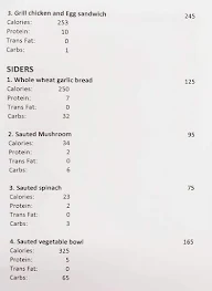 Healthy Perk menu 1