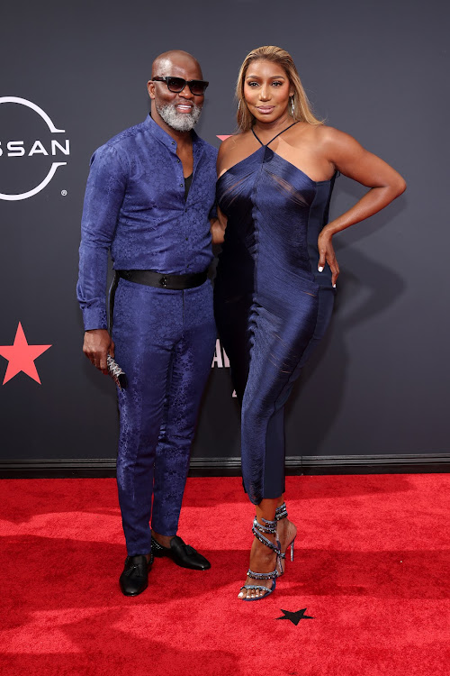 Real Housewives of Atlanta star NeNe Leakes (right) and boyfriend Nyonisela Sioh.