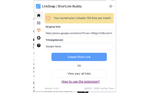 LinkSnap | ShortLink Buddy