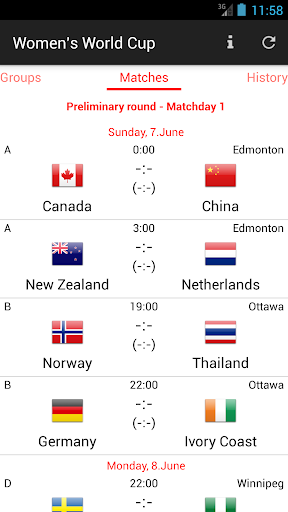 免費下載運動APP|2015 Women's World Cup Canada app開箱文|APP開箱王