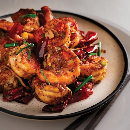 Prawns In Schezwan Sauce