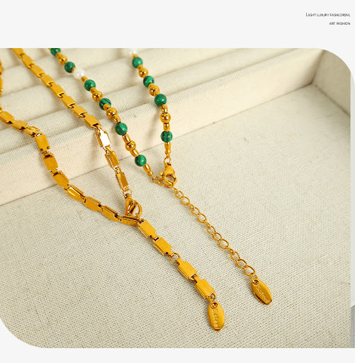 Title 3, French style retro necklace offering affordable...