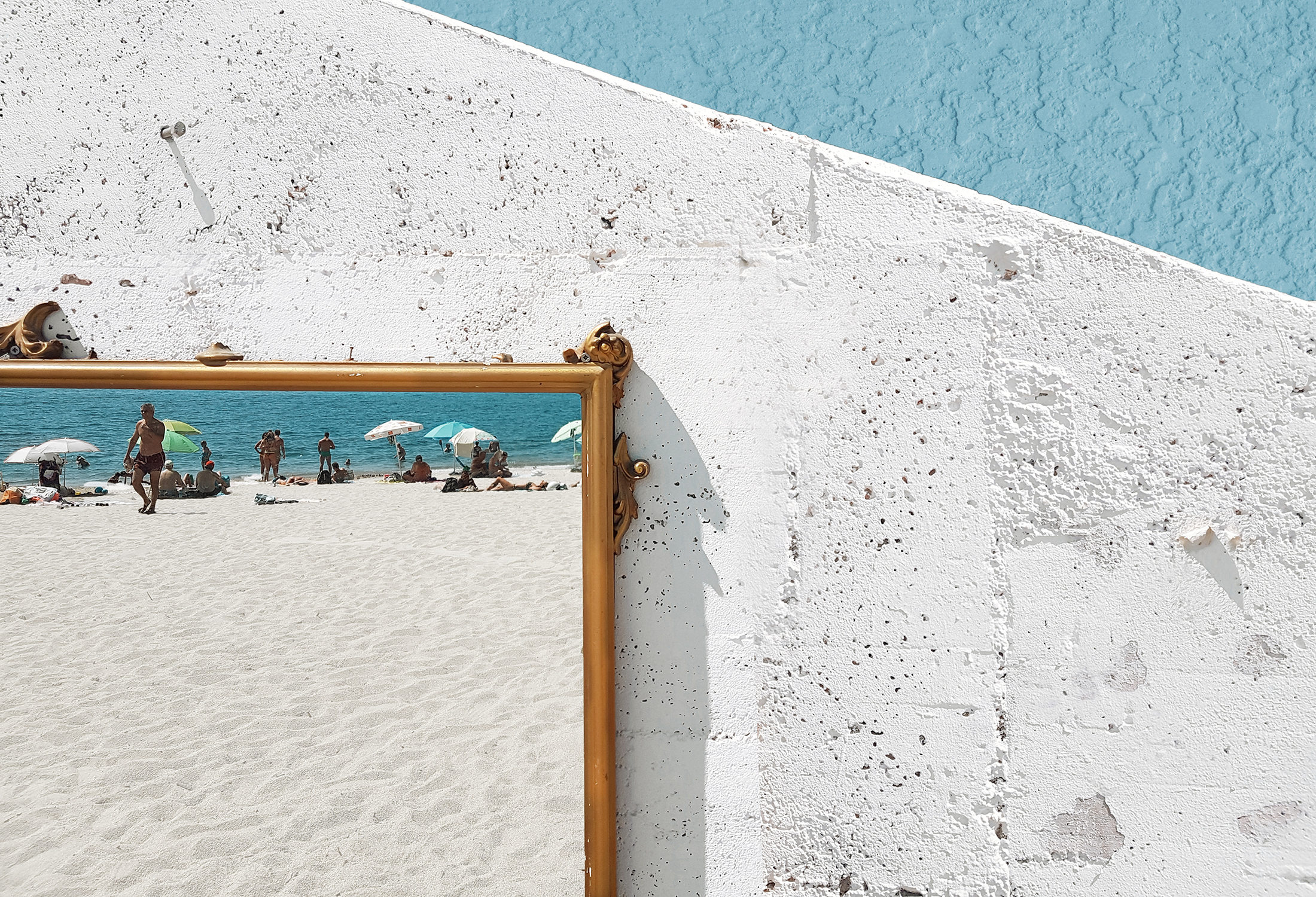 La spiaggia nello specchio di mt antona