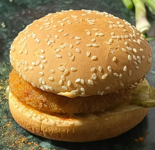 Aloo Tikki Cheese Burger