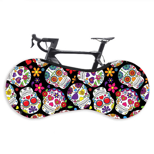 Title 15, Semi-covering elastic dust cover for bicycle. P...