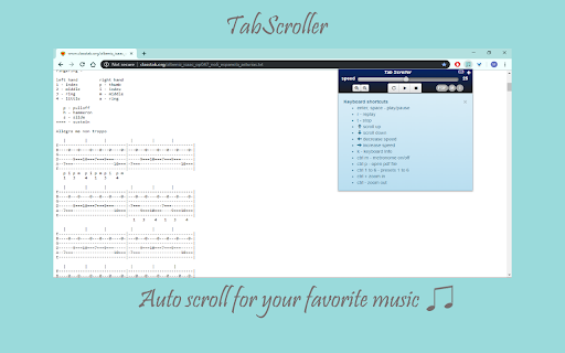 Tab Scroller - Guitar Tab Auto Scroll