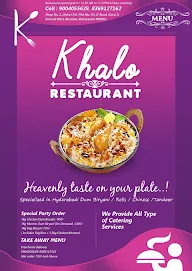 Khalo Restaurant menu 3