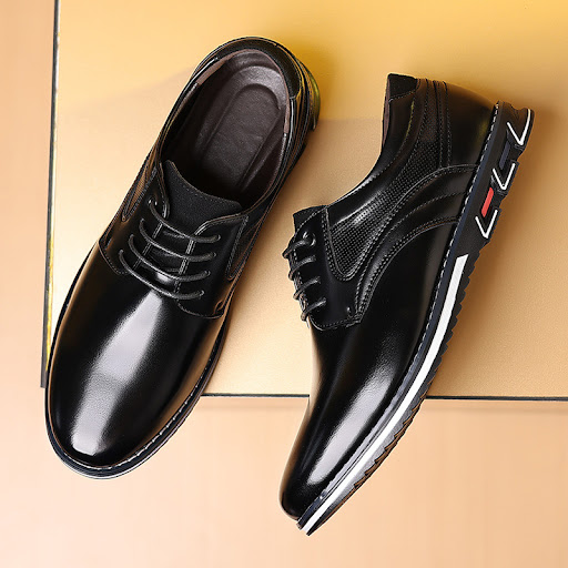 Title 3, Mens Work Fashion Leather Shoes. Stylish and c...