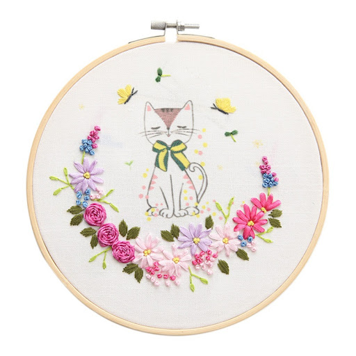 Title 9, Cartoon animal hand embroidery for creative pro...