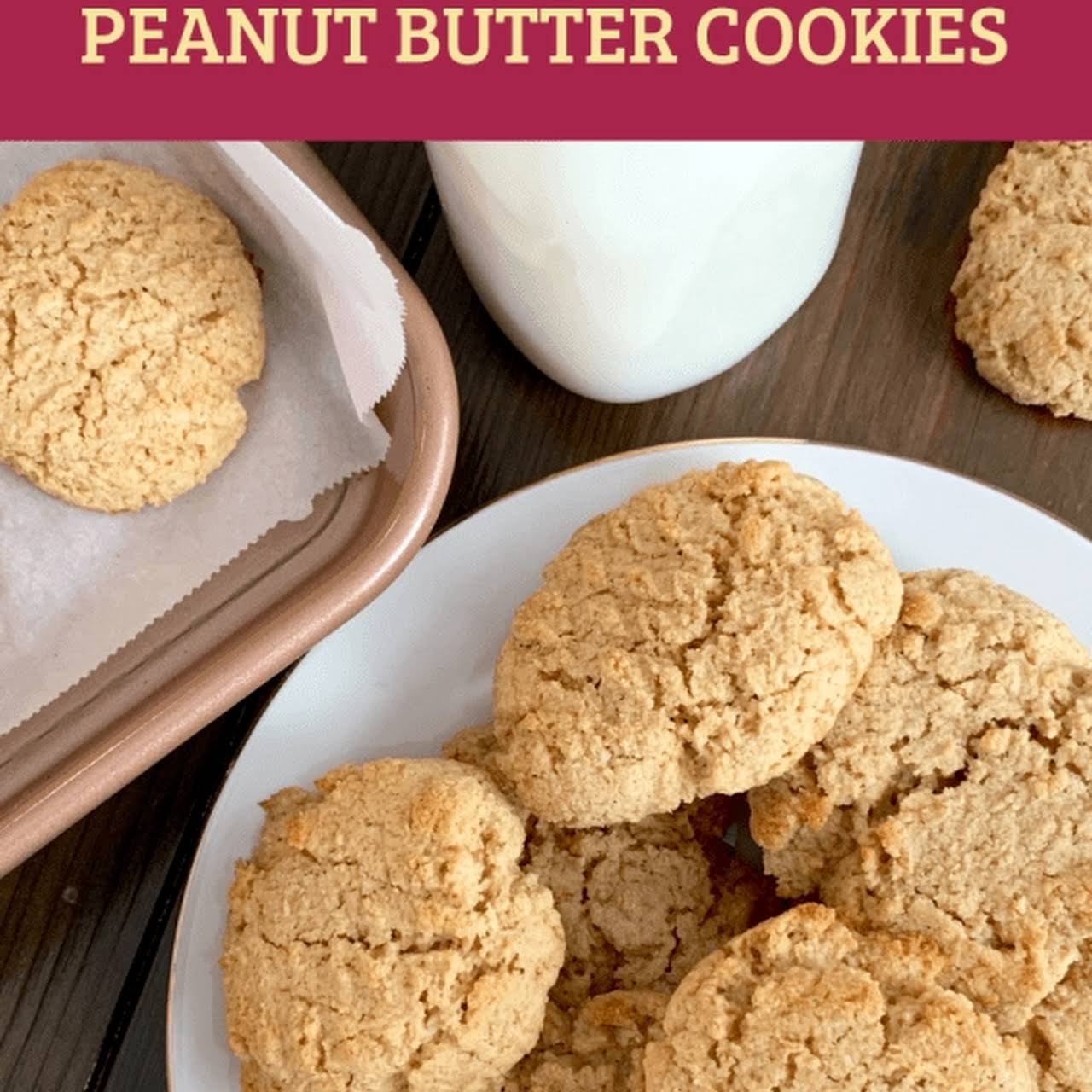 Peanut Butter Powder Cookies Recipe - Sizzling Eats