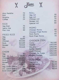 Kalita Hotel & Fast Food menu 1