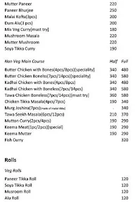 Kebabs & Curries menu 3