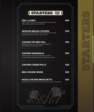 TAP menu 