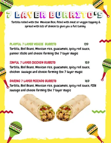 Tacos Talk menu 