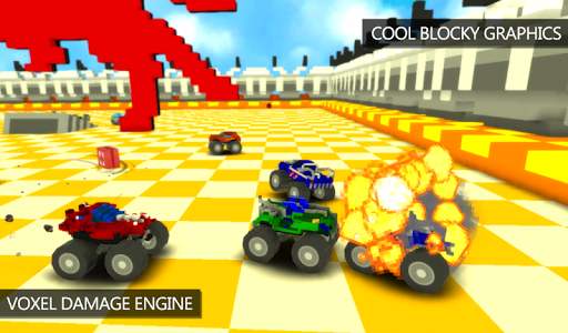 Blocky Monster Truck Smash