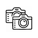 dual camera front & back icon