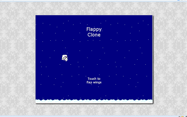 Flappy Clone chrome extension