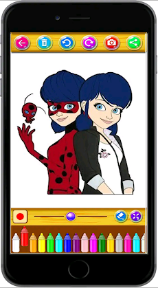 Miraculous Ladybug & Cat Noir Coloring Book Kidsのおすすめ画像2