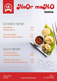 Noor Momos menu 1