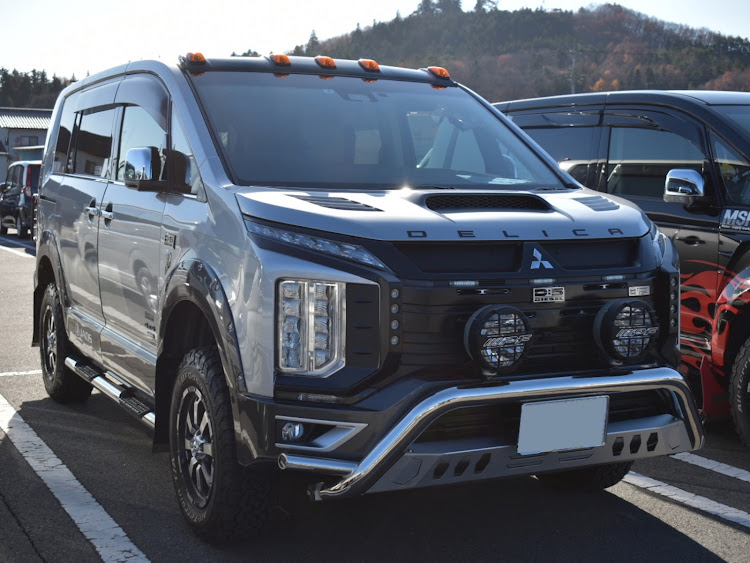 デリカD:5のガソリンデリカ保存の会・銀デリ友の会・グンマー帝国オフ・車両紹介・川場田園プラザに関するカスタム事例の投稿画像12枚目