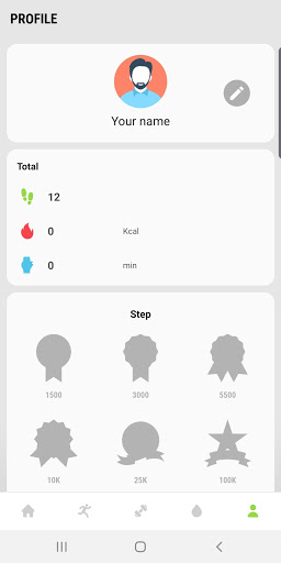 Steps counter Calorie counter