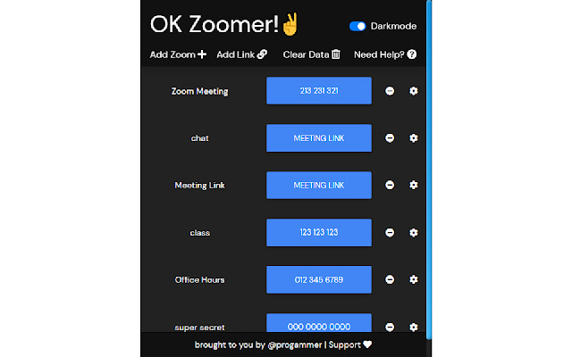 OK Zoomer chrome extension